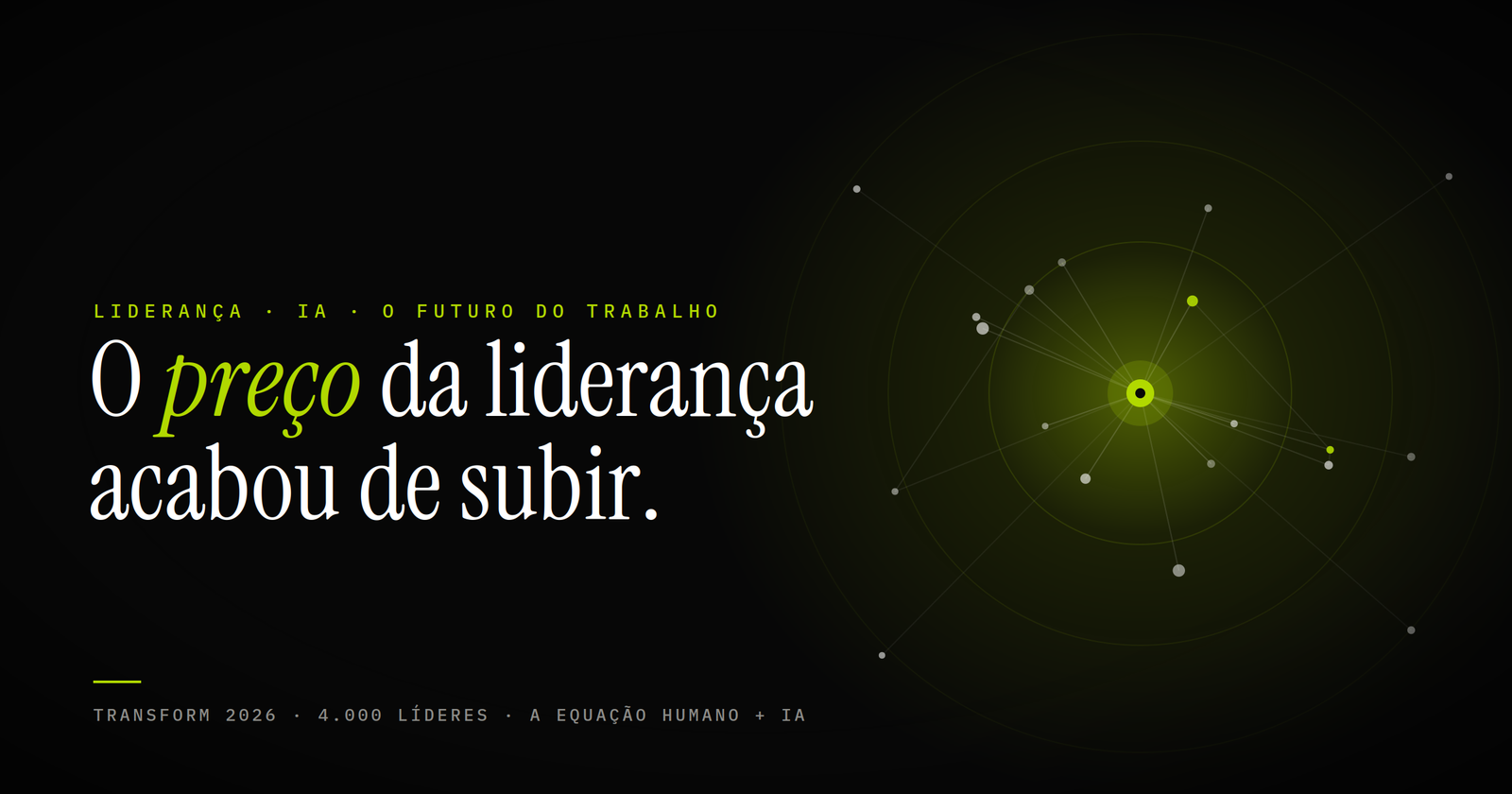 Capa: Transformers 2026 - O Futuro do Trabalho